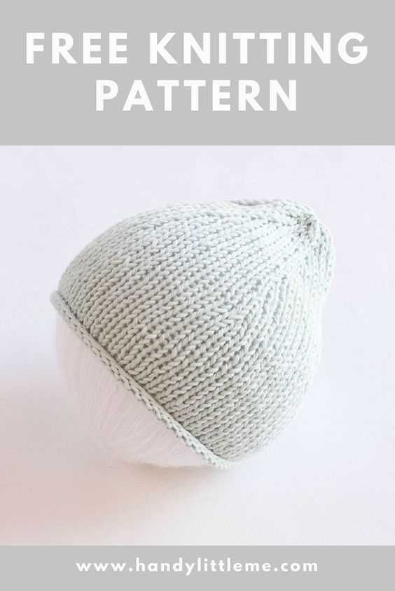Ribbed knit hat pattern straight needles