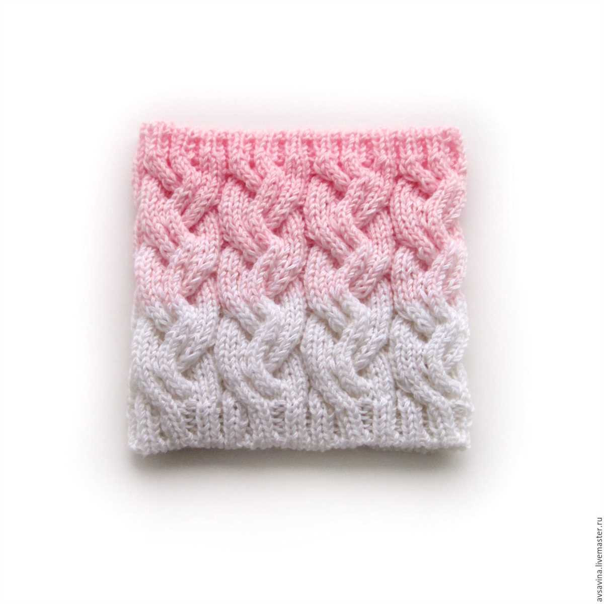 Cable ear warmer knitting pattern