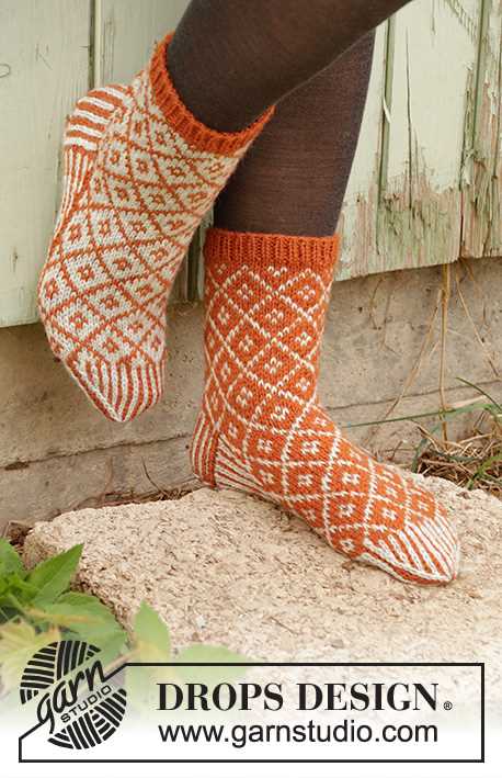 Knitted socks patterns