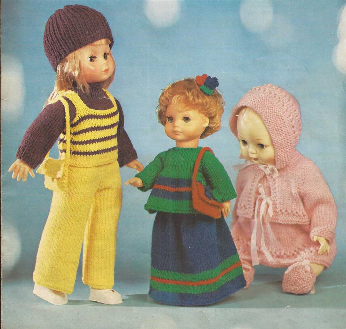 Free knitting patterns for 12 inch dolls clothes