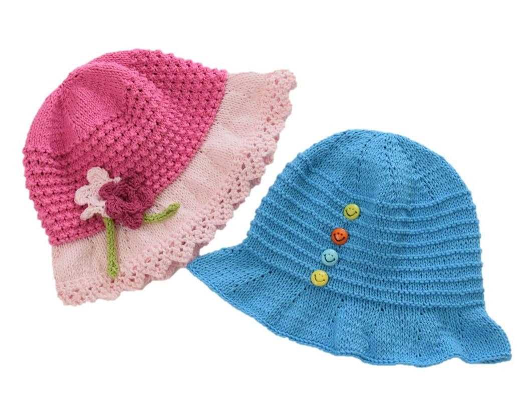 Knit summer hat pattern