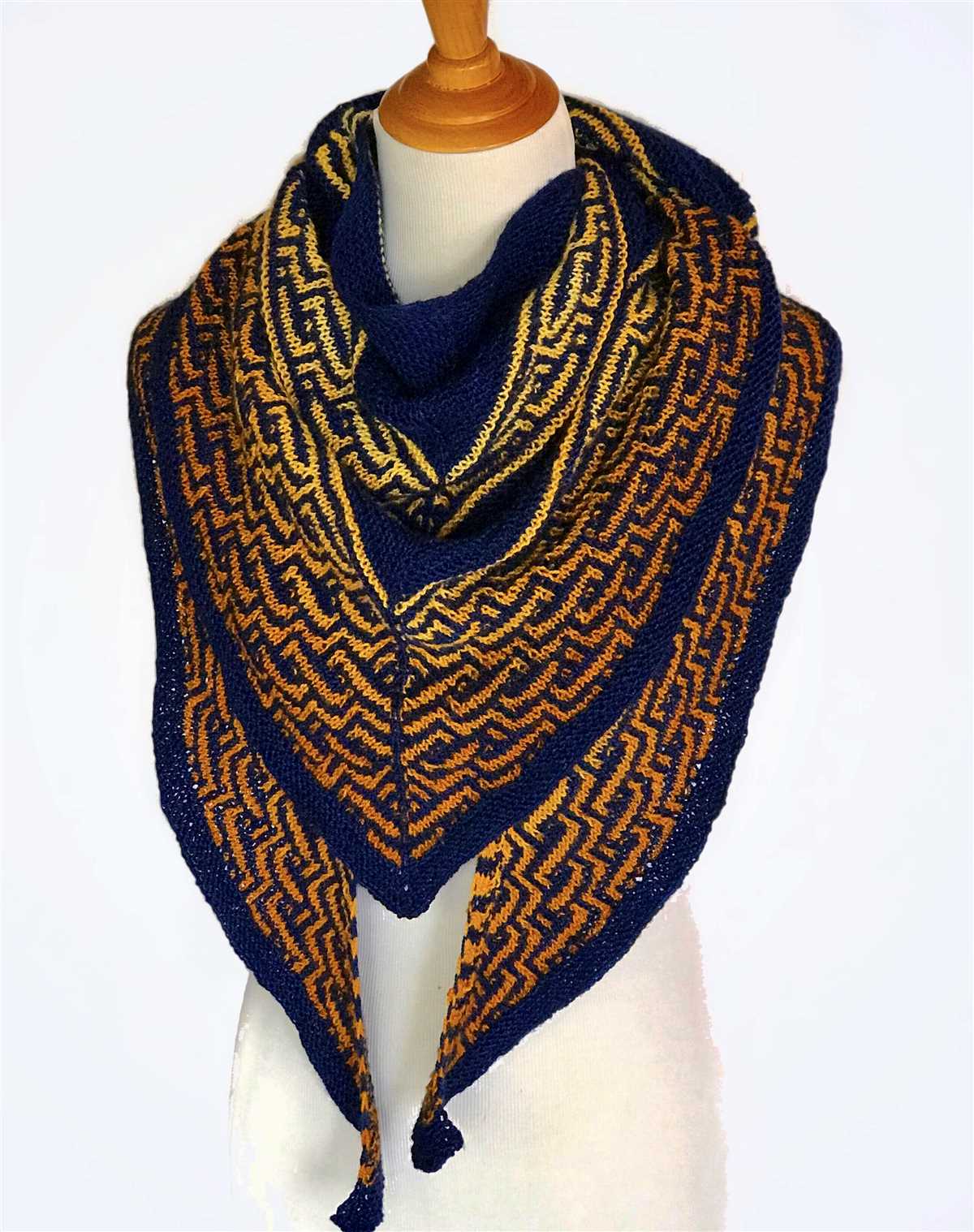Chevron shawl knitting pattern