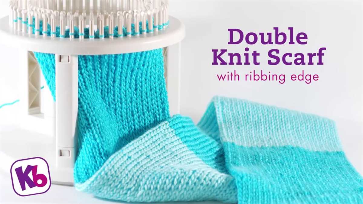 Rotating double knit loom patterns