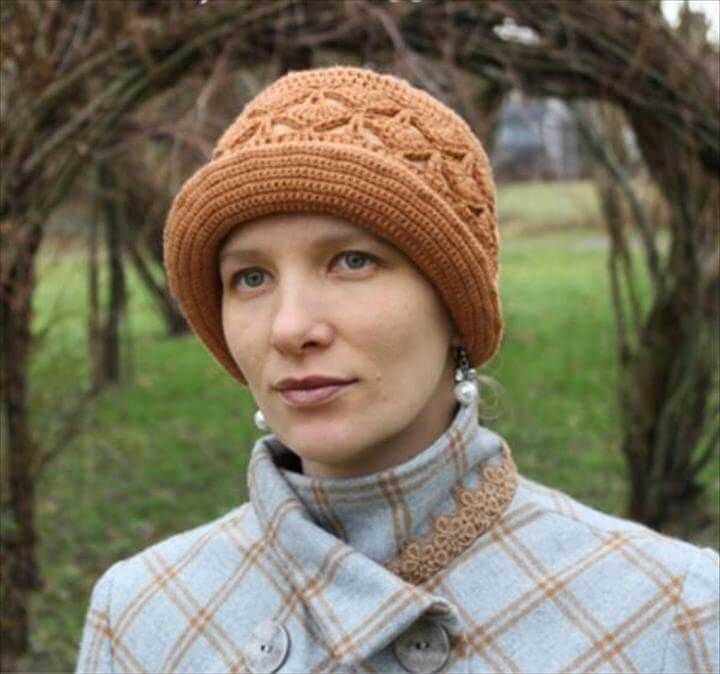 Knit cloche hat pattern free