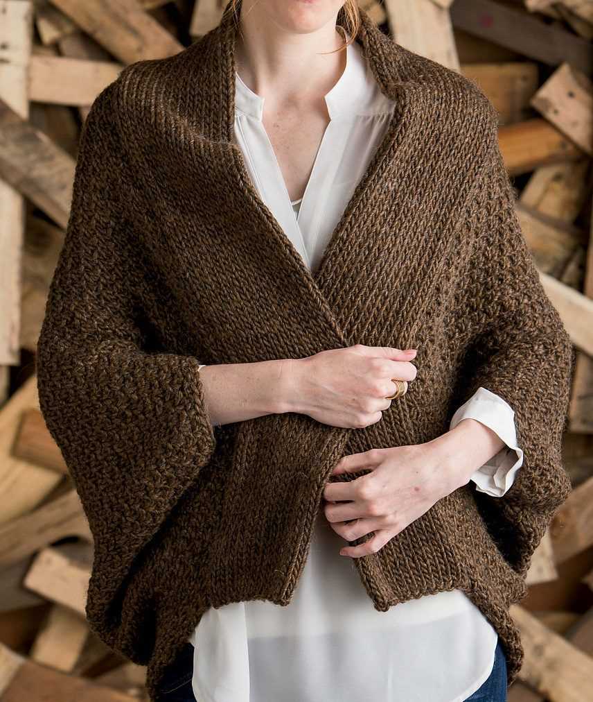 Free knitting pattern shrug
