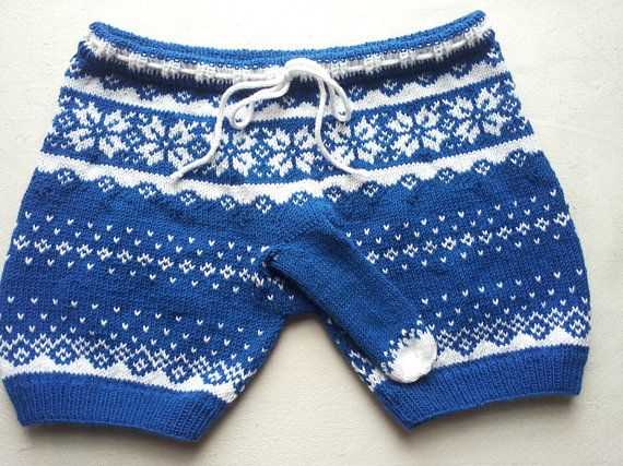 Knitted boxer shorts pattern