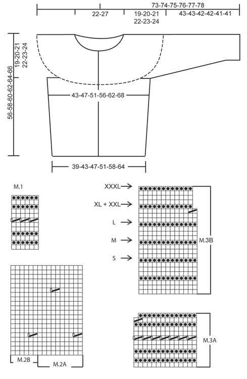 Knitting patterns drops design