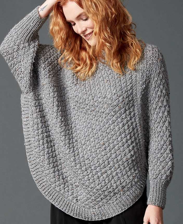 Great curves knit poncho pattern