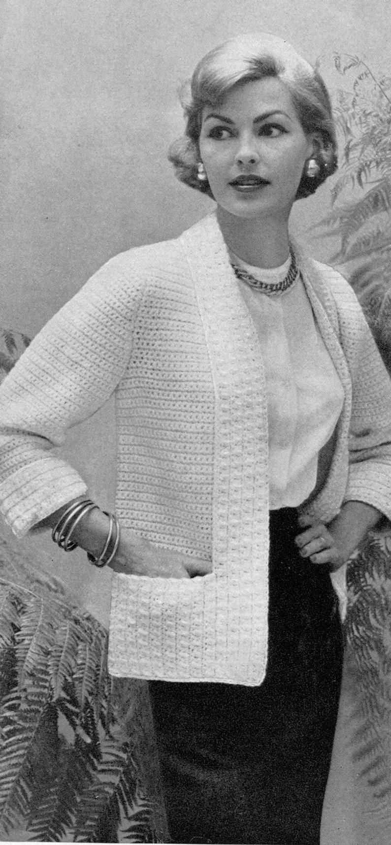 Etsy vintage knitting patterns