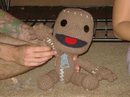 Sackboy pattern knitting