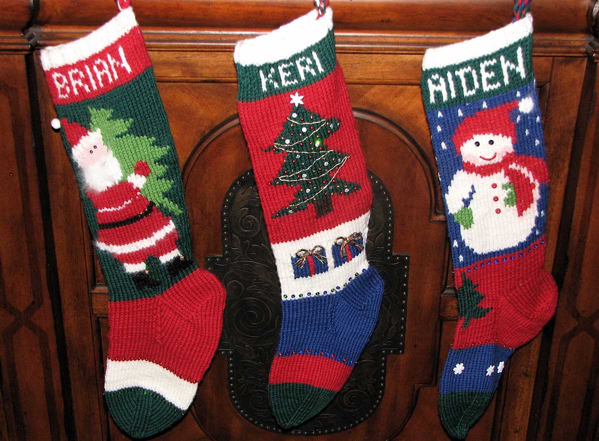 Get Crafty and Knit Your Own Santa Christmas Stocking! Santa christmas stocking knitting pattern