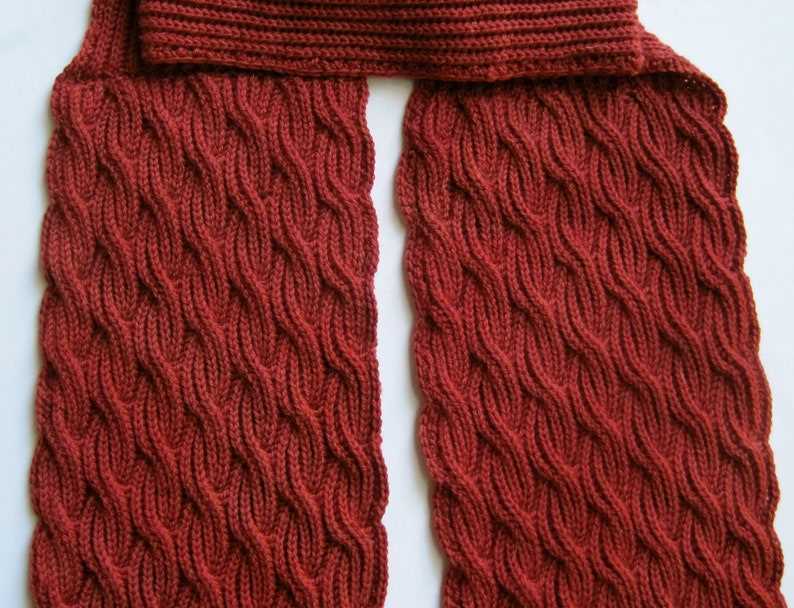 Scarf knitted patterns