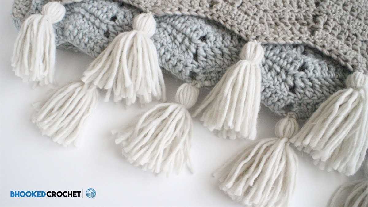 Scarf with tassels knitting pattern
