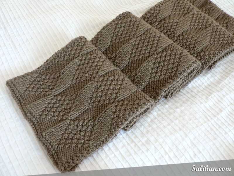Scarf knitted patterns