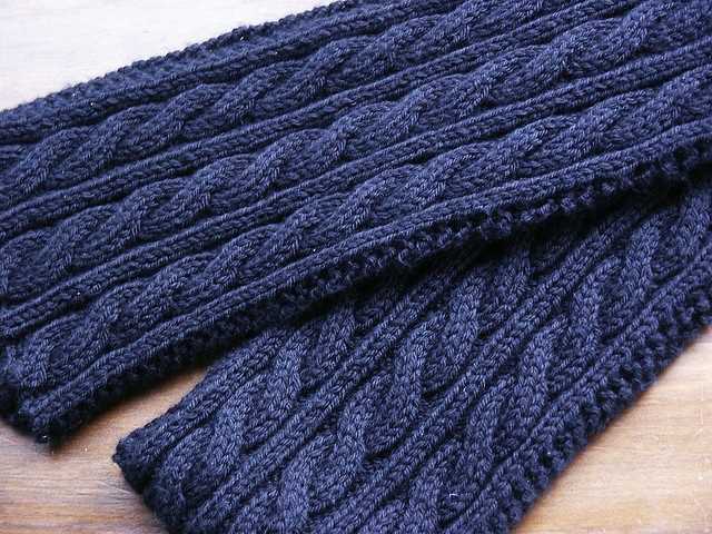 Scarf knitted patterns
