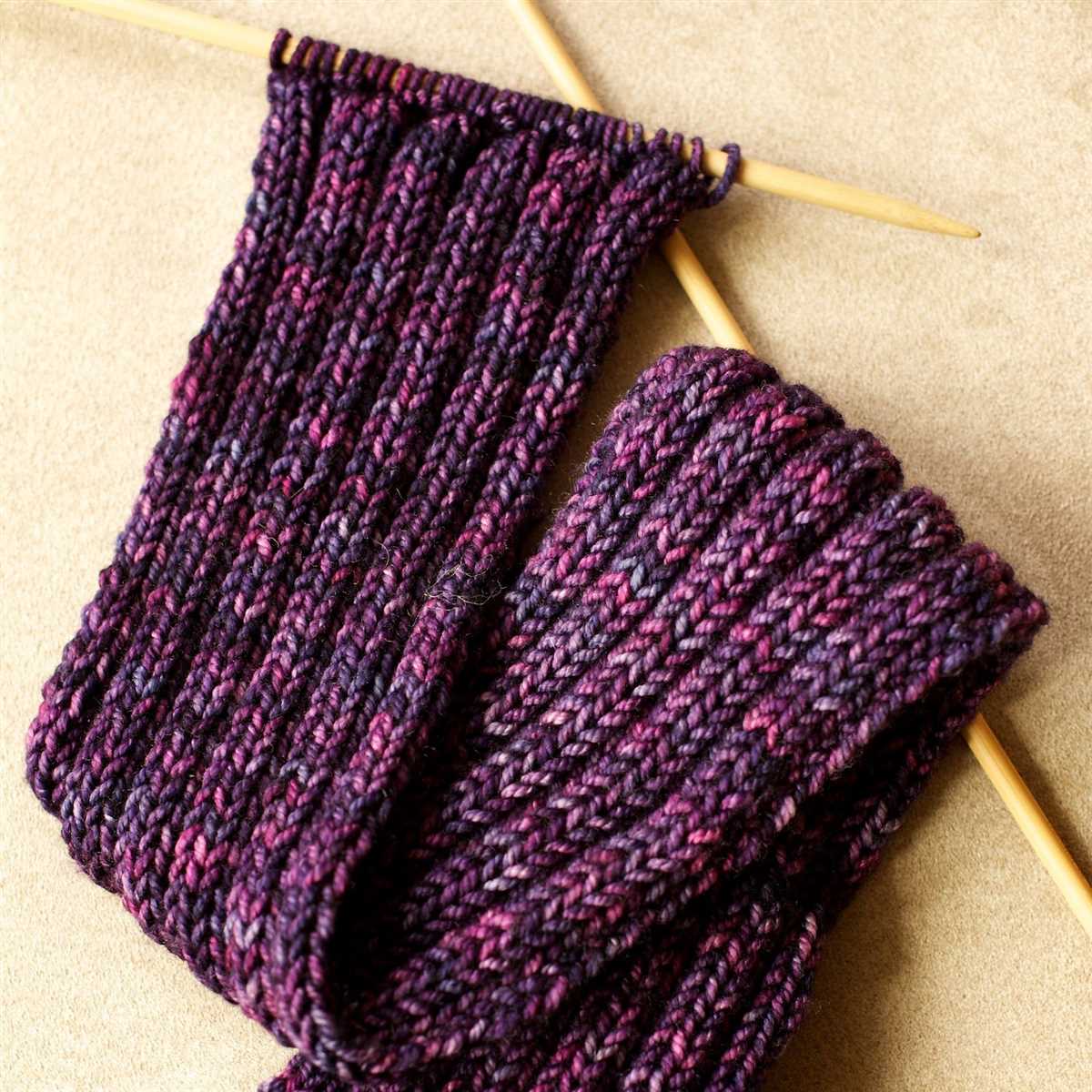 Scarf knitting pattern size 8 needles
