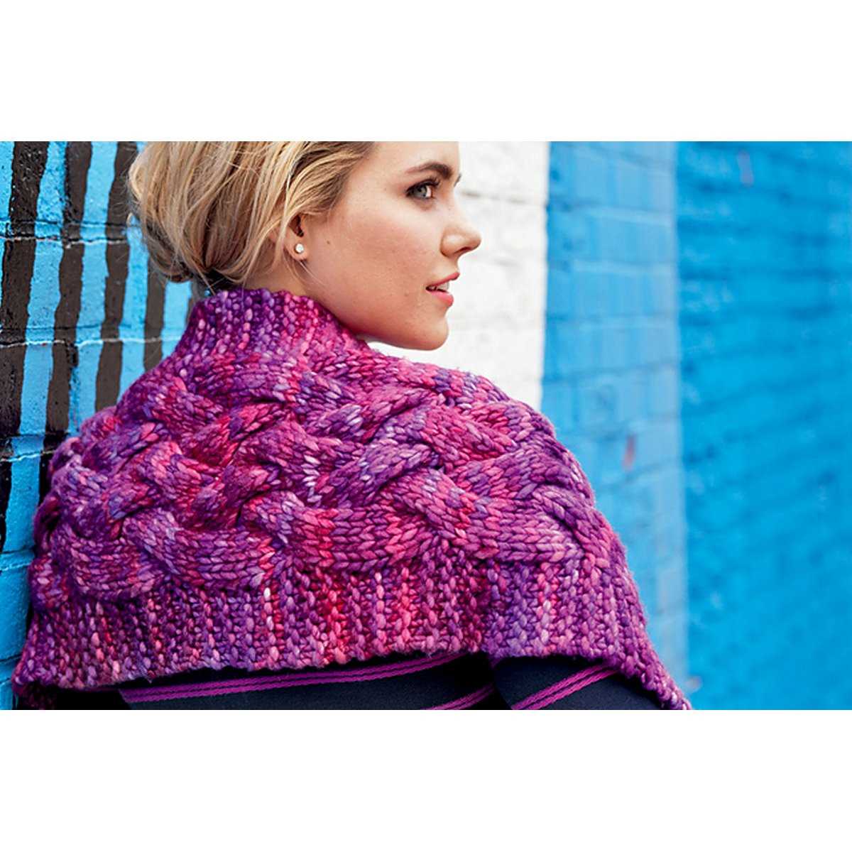 Cowl knit pattern bulky yarn