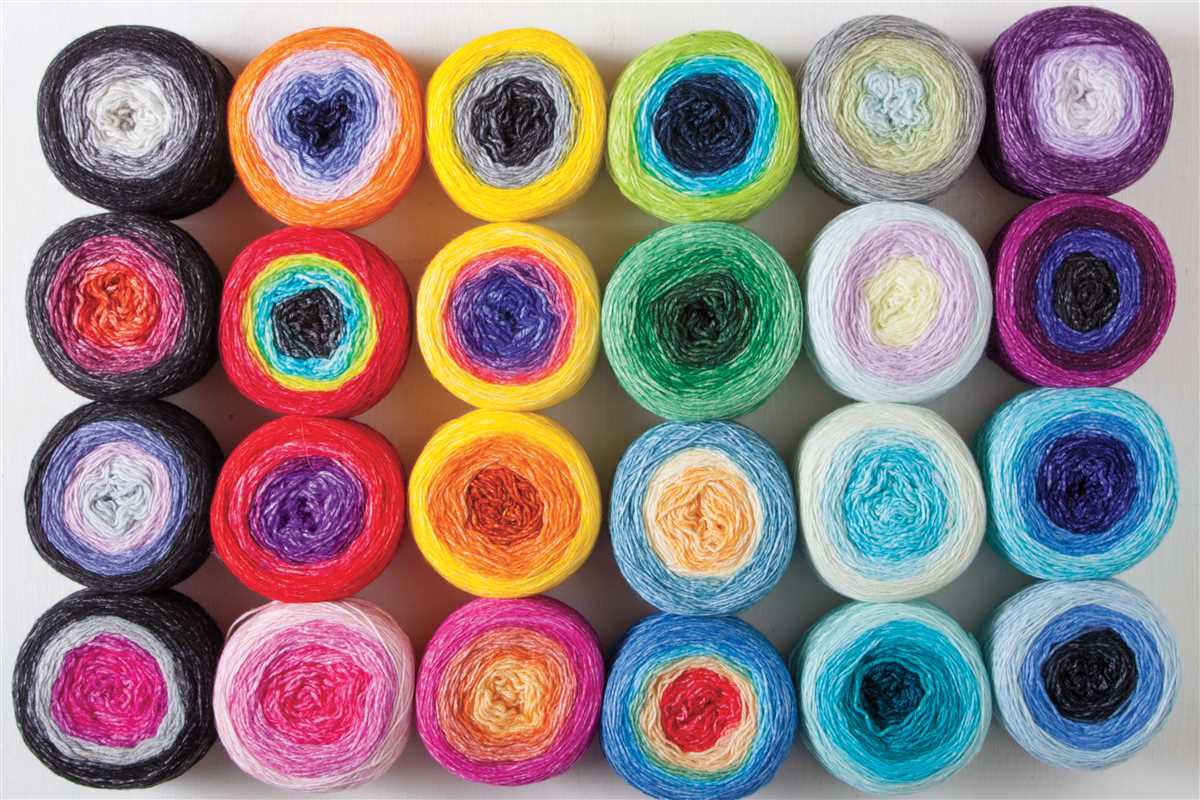 Gradient yarn knitting patterns