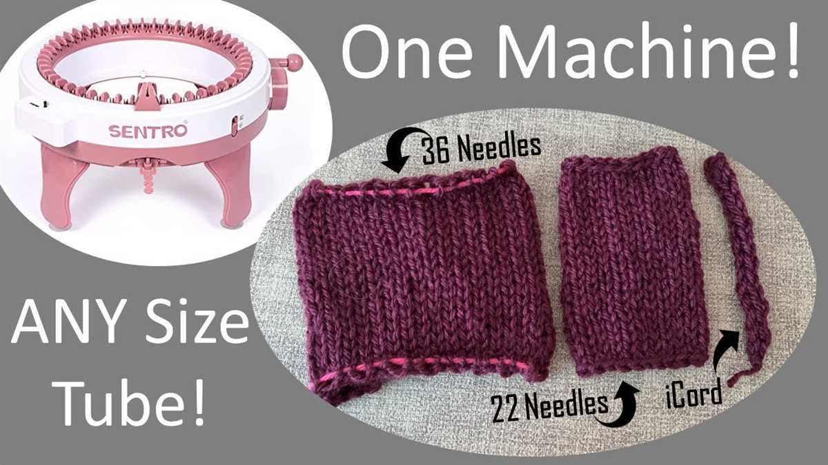 Sentro 48 knitting machine patterns blanket