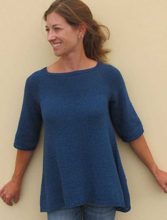 Free knitting pattern for top down raglan sweater