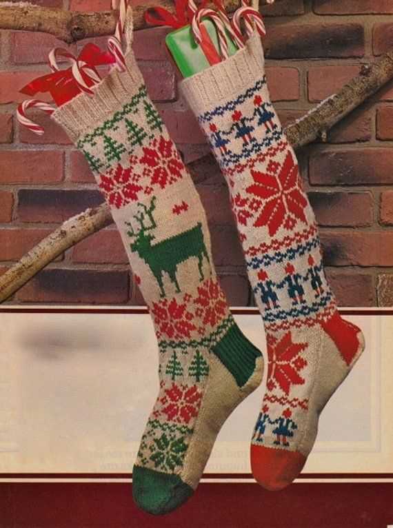 Knitting stocking pattern