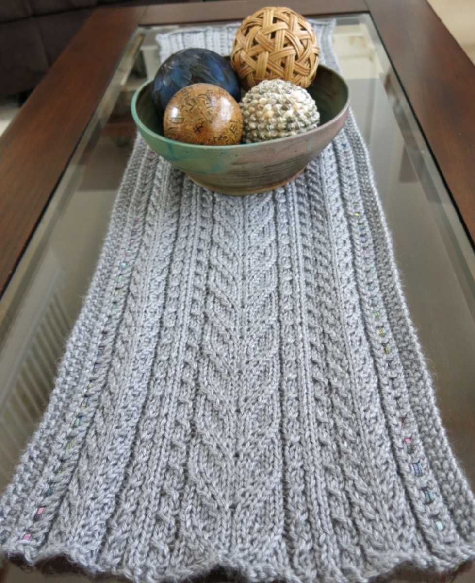 Knit table runner pattern free