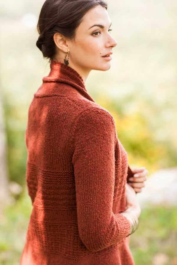 Shawl cardigan knitting pattern