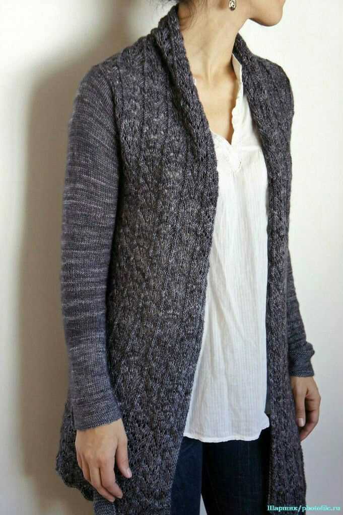 Shawl cardigan knitting pattern