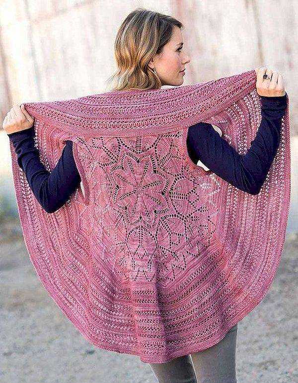 Shawl cardigan knitting pattern