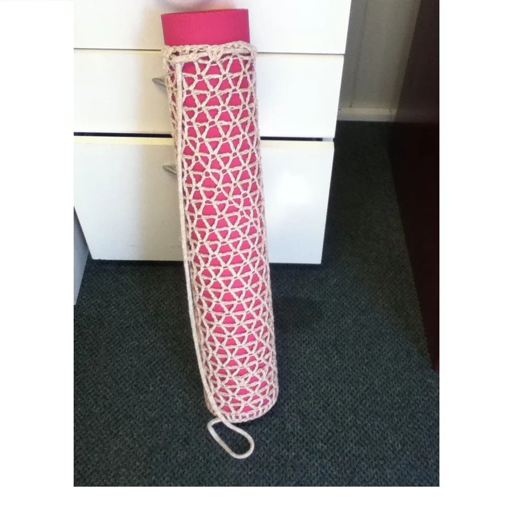 Knitting pattern for yoga mat bag