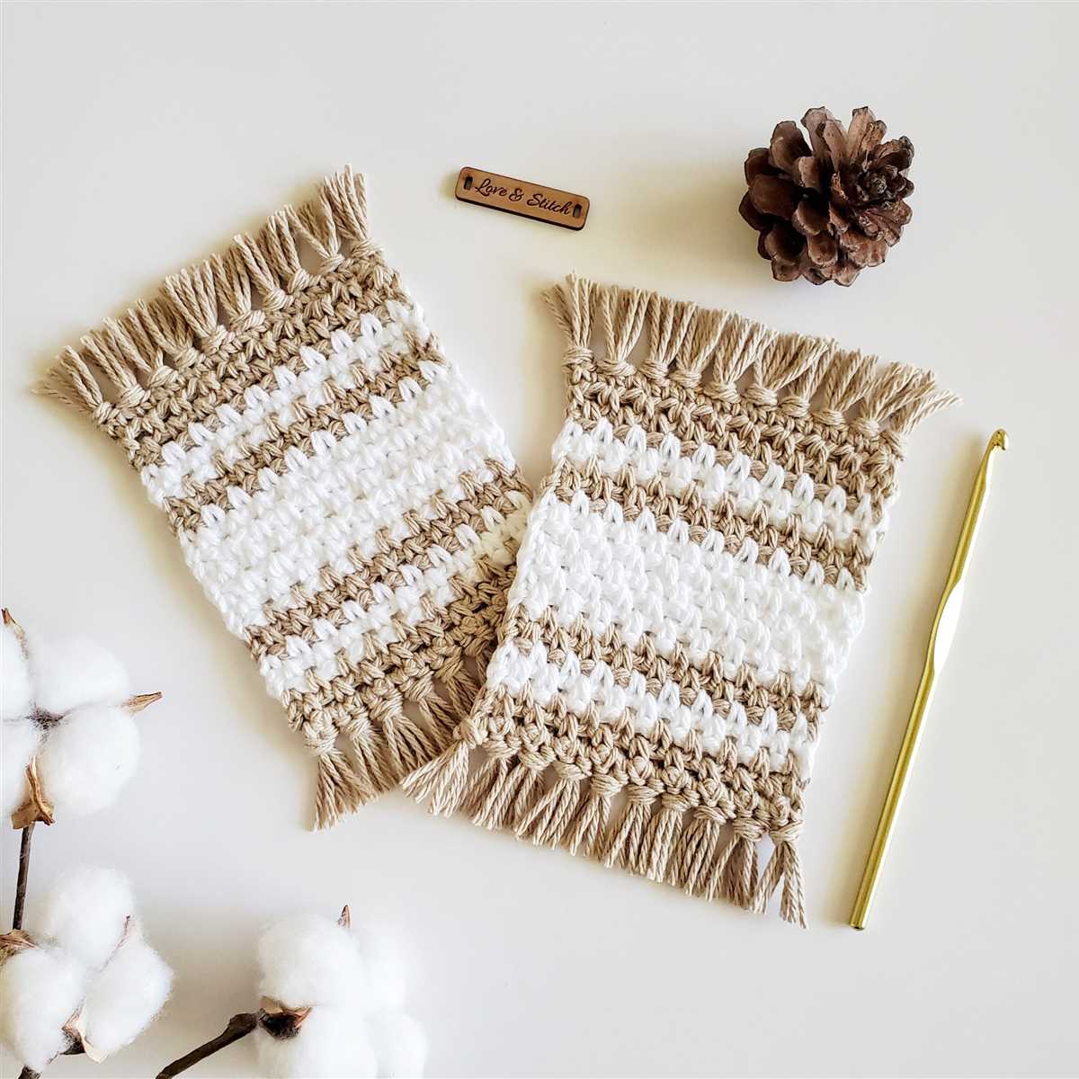 Free knitted mug rug patterns