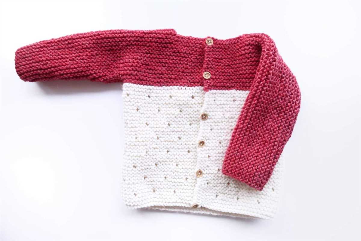 Easy baby cardigan knitting pattern