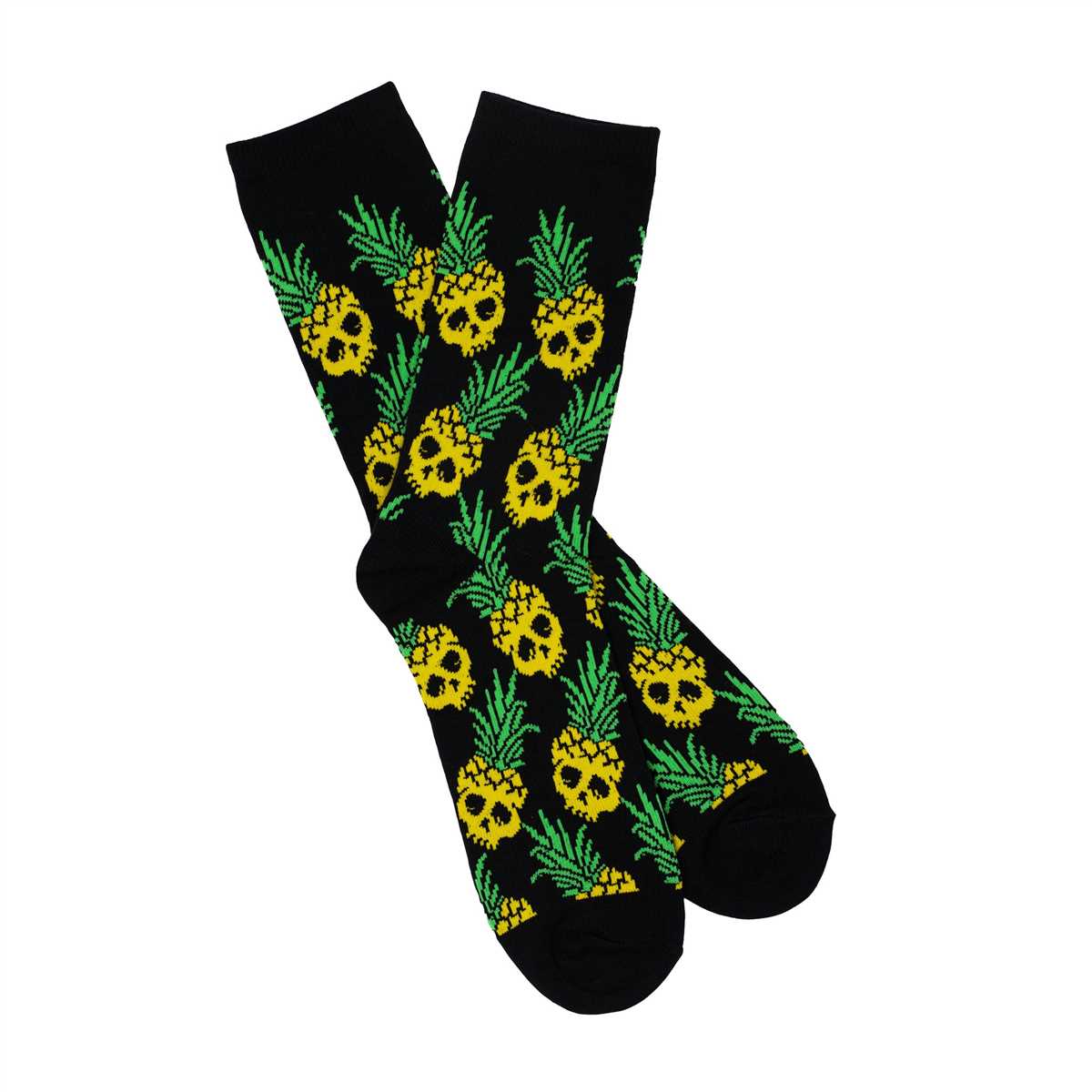 Skull socks knitting pattern