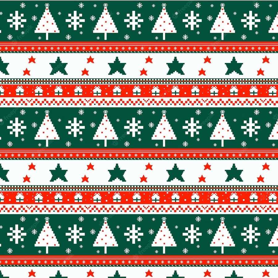 Knitted christmas ornament pattern