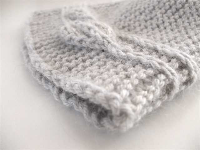 Slip stitch scarf knitting pattern
