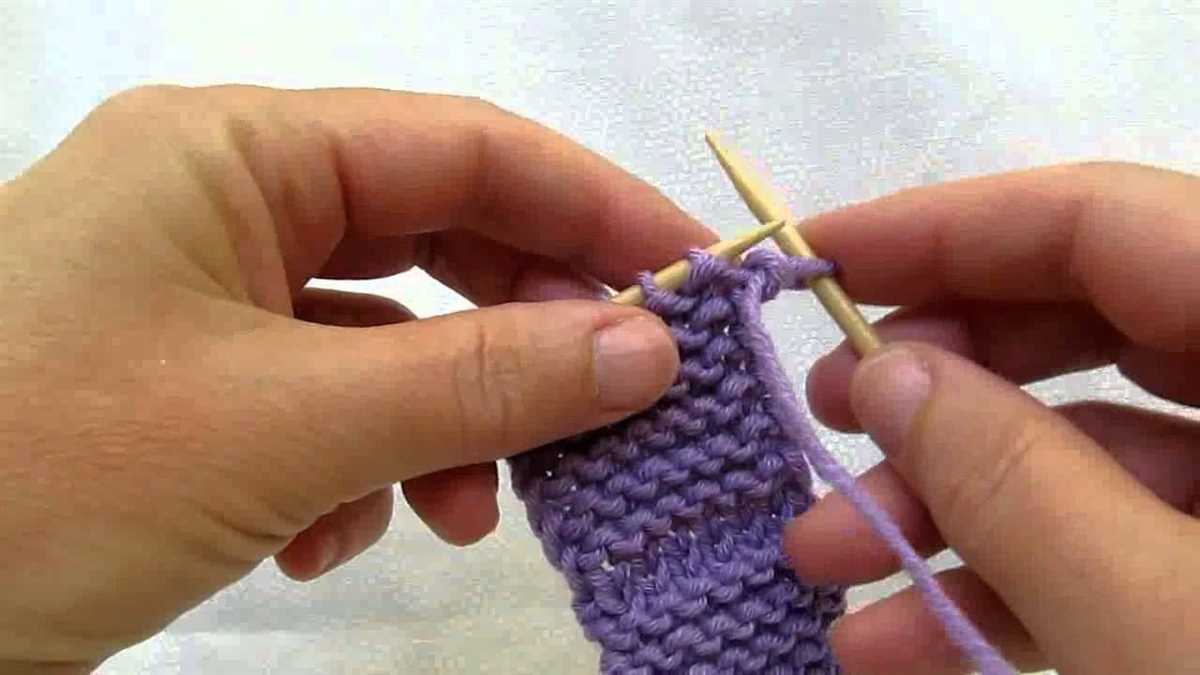 Slipped stitch knitting patterns