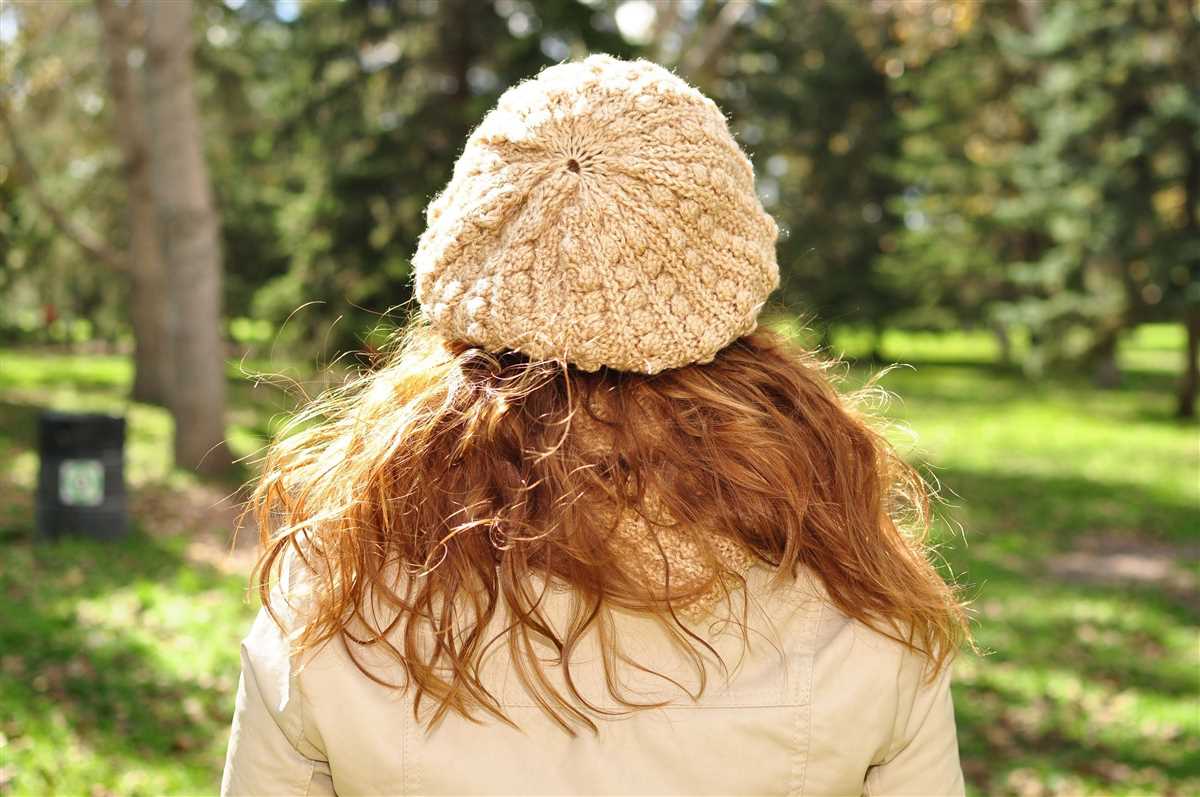 Slouch hat knitting pattern straight needles
