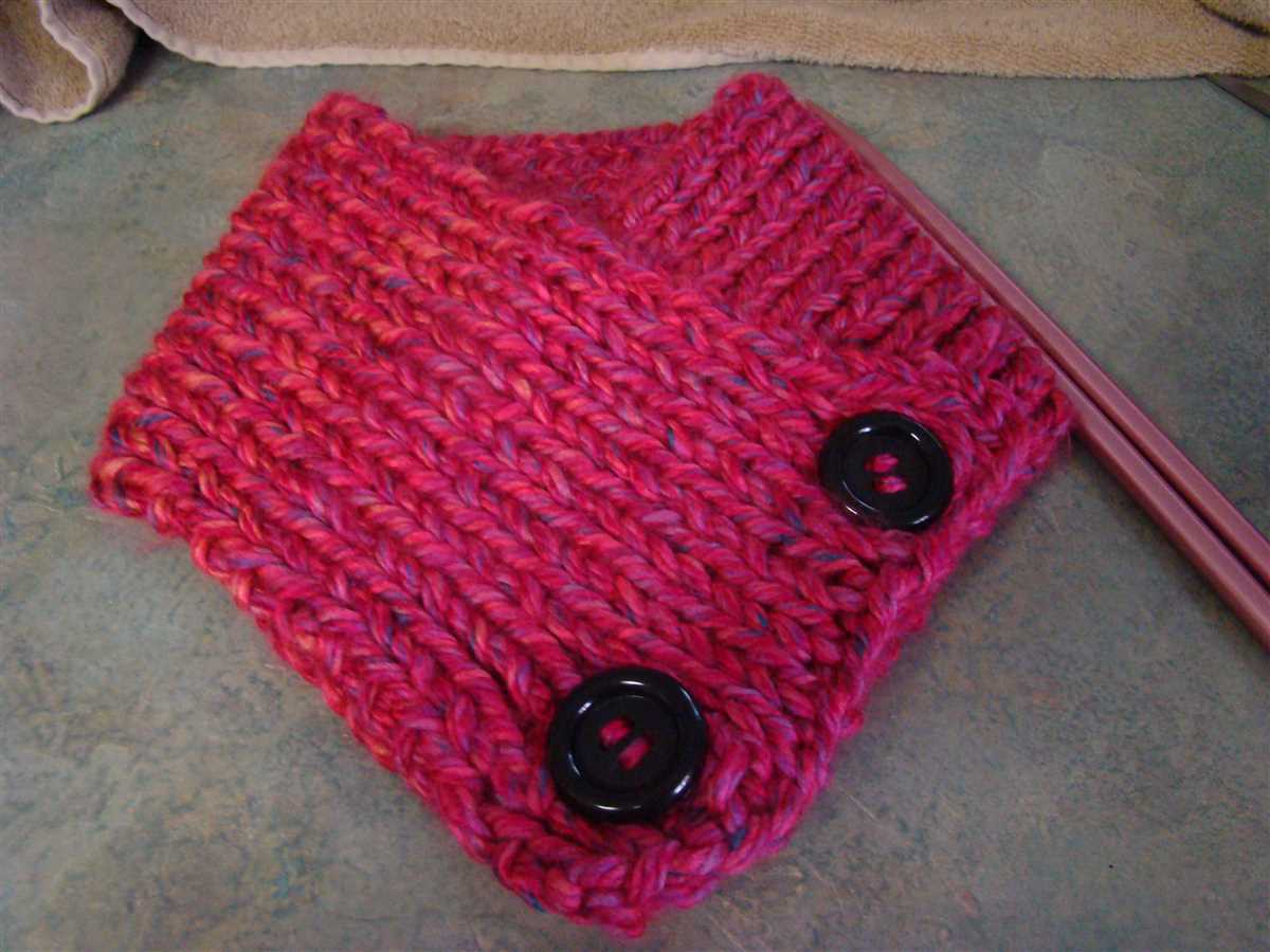 Beginner free knitting patterns for neck warmers