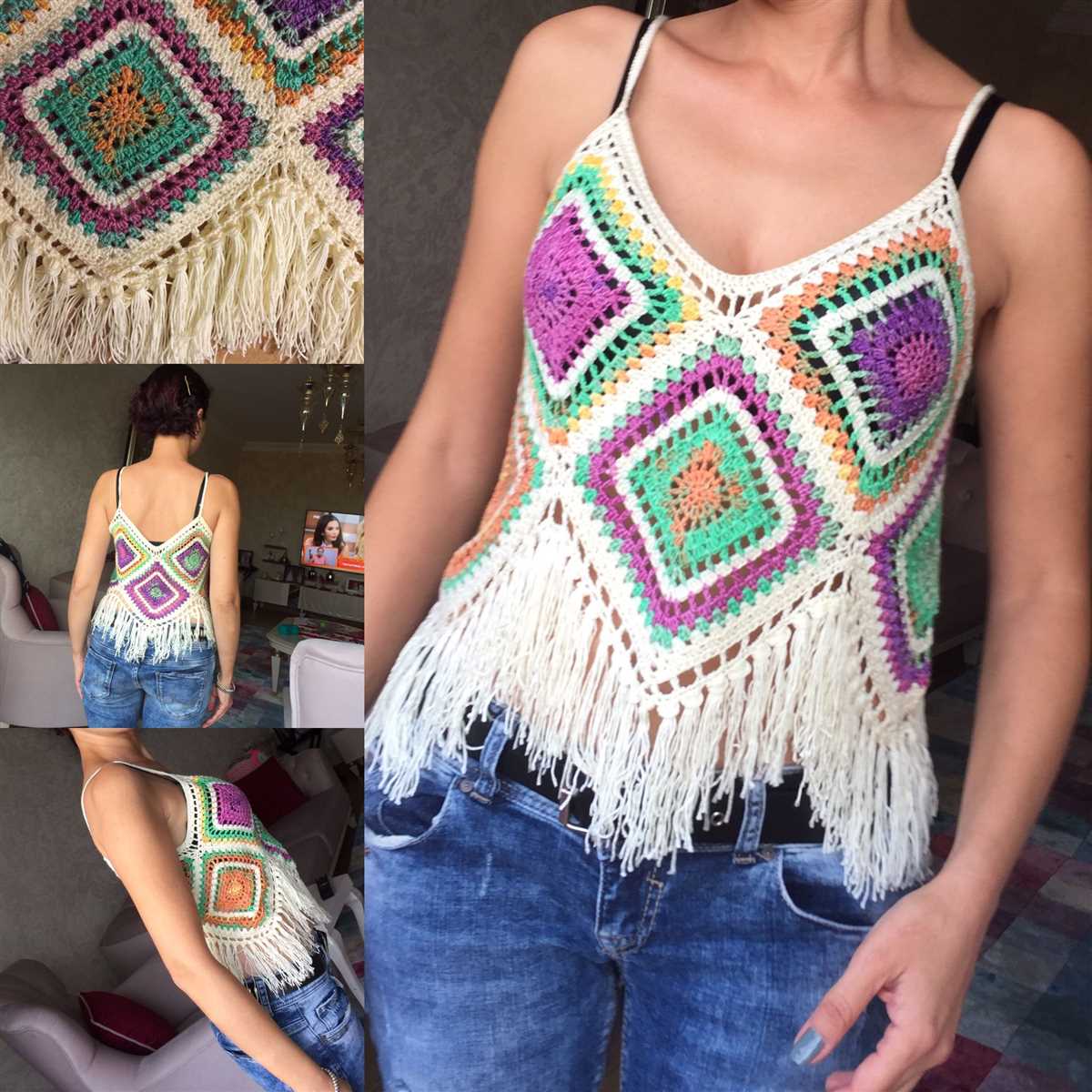 Easy crop top knitting pattern