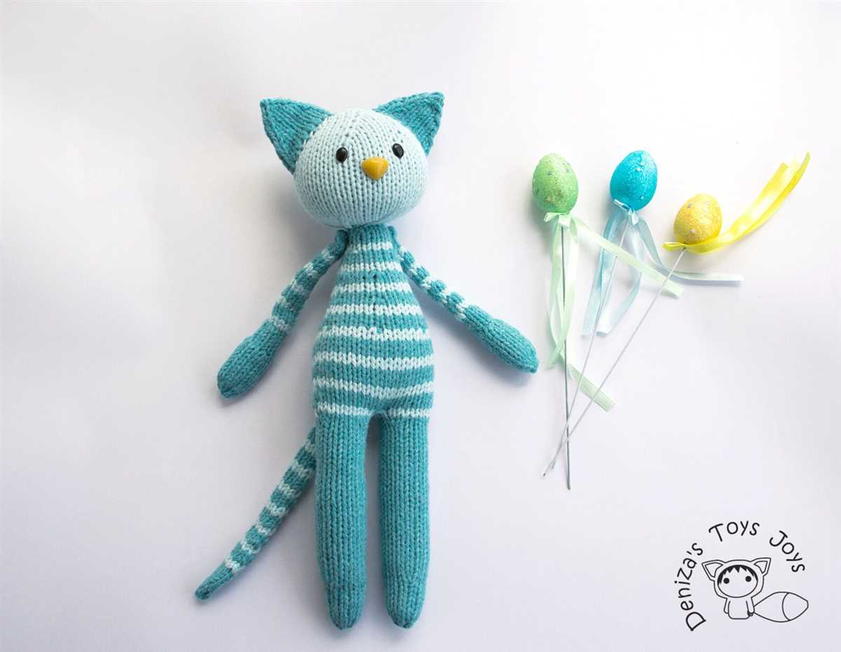 Small knitted cat pattern