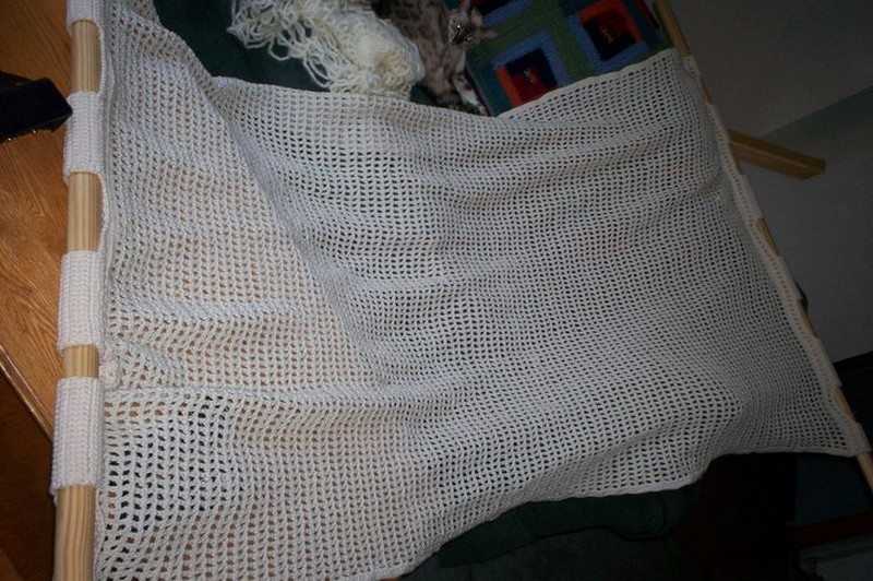 Knitted hammock pattern