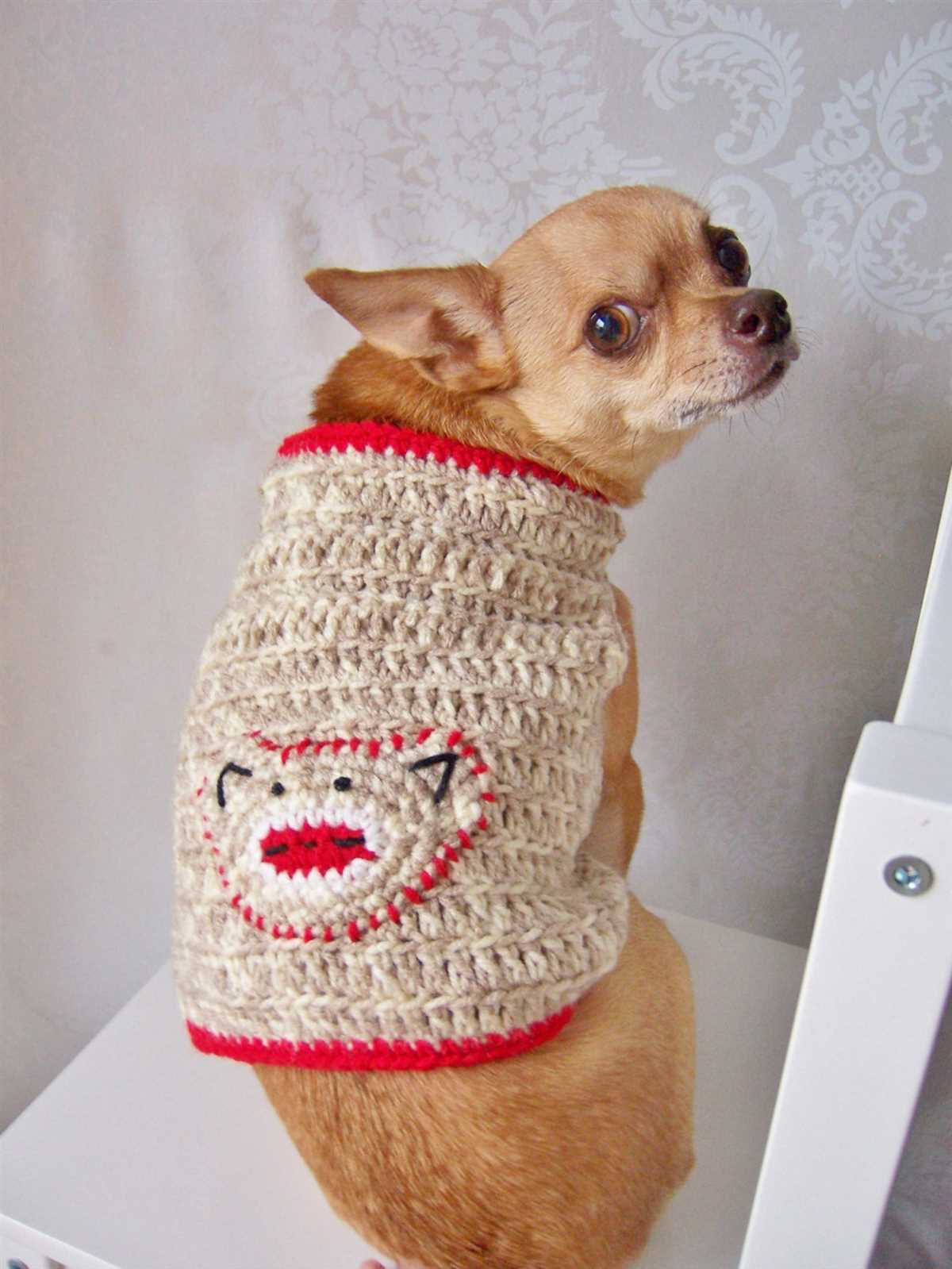 Sock monkey sweater knitting pattern