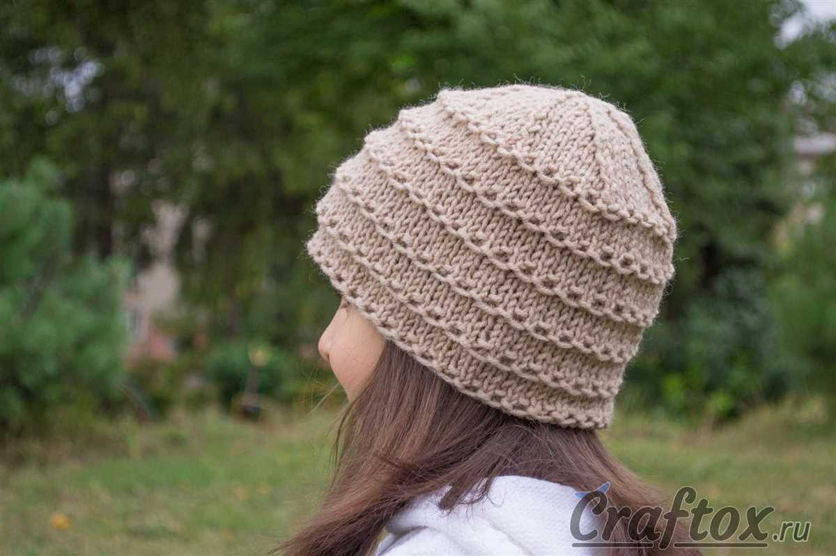Easy beanie knitting pattern