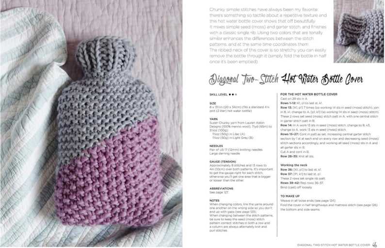 Knitted hat patterns using chunky yarn