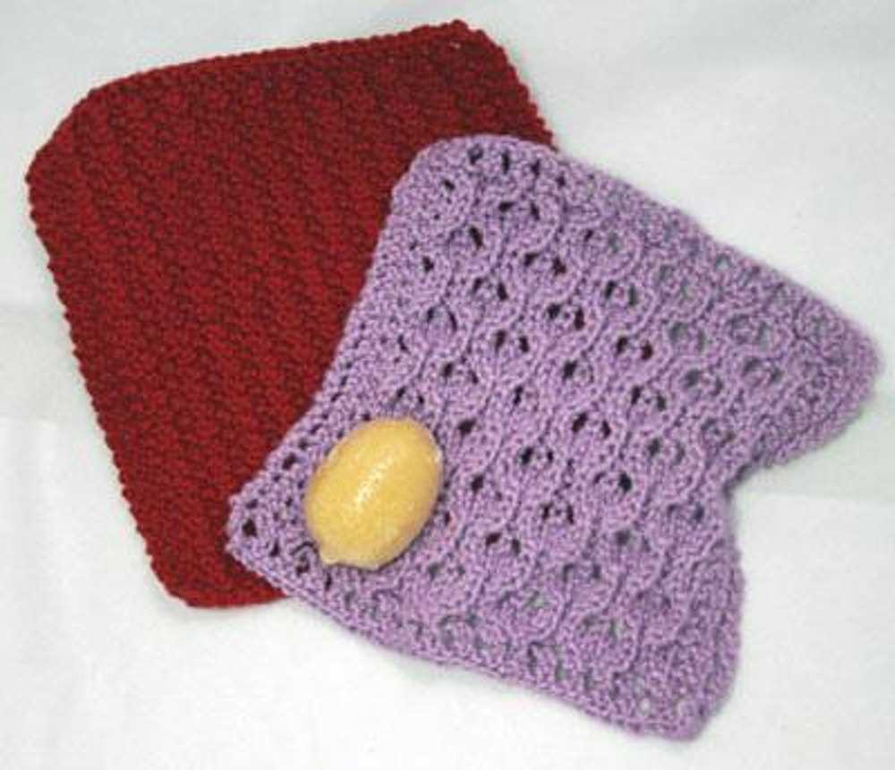 Spa cloth knitting pattern