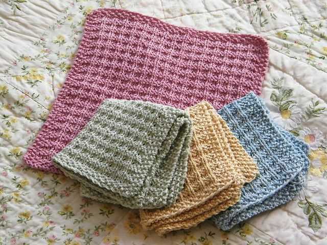 Spa cloth knitting pattern