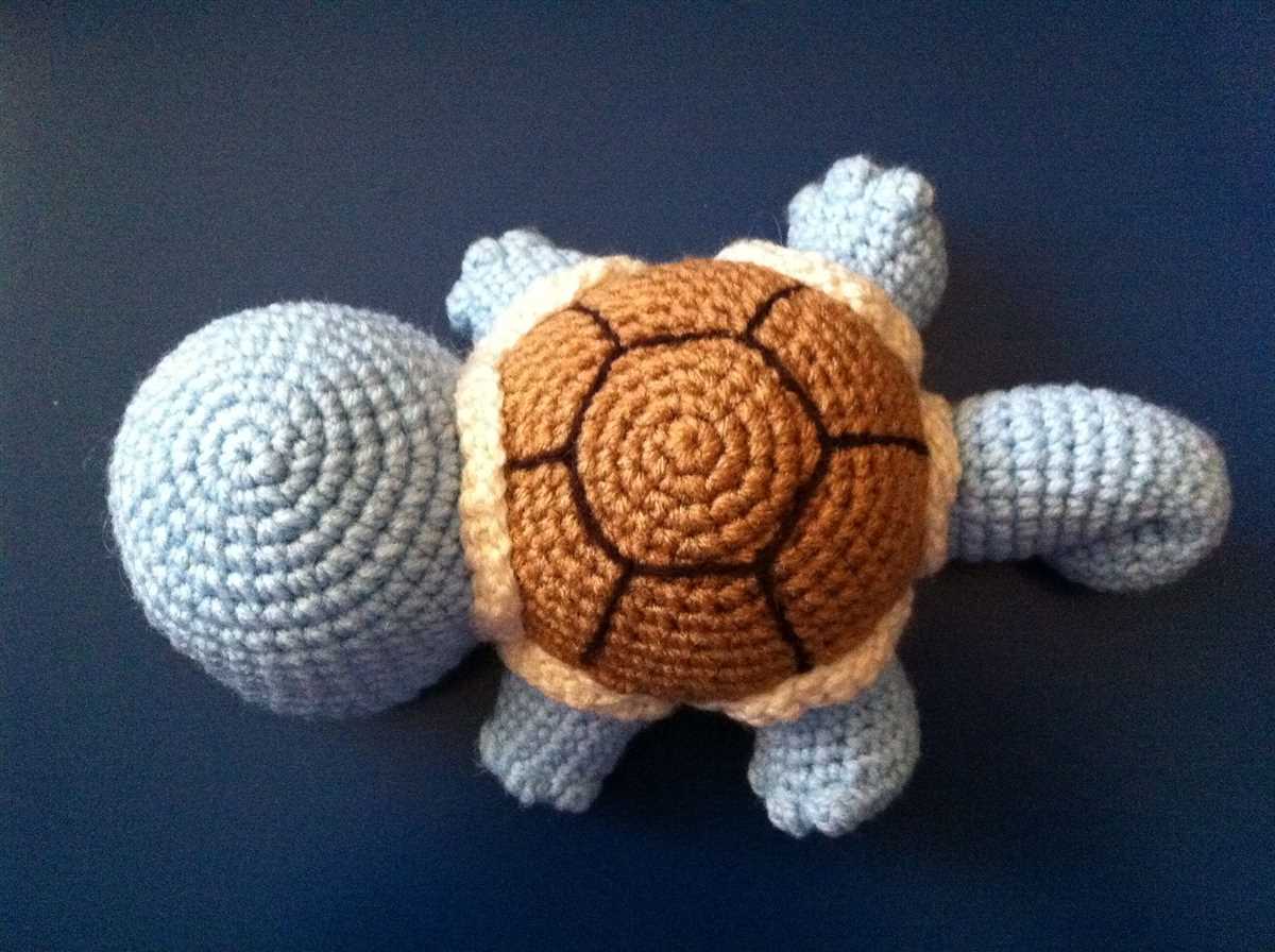 Squirtle knitting pattern