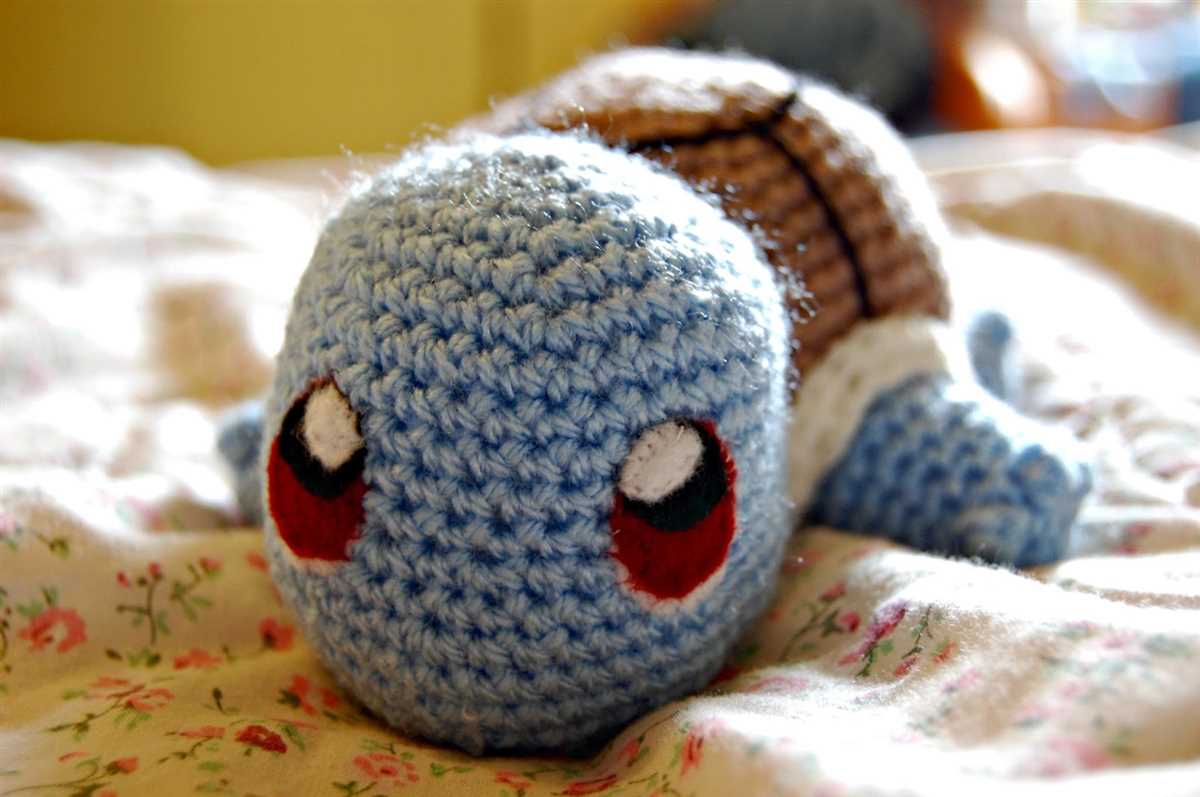 Squirtle knitting pattern