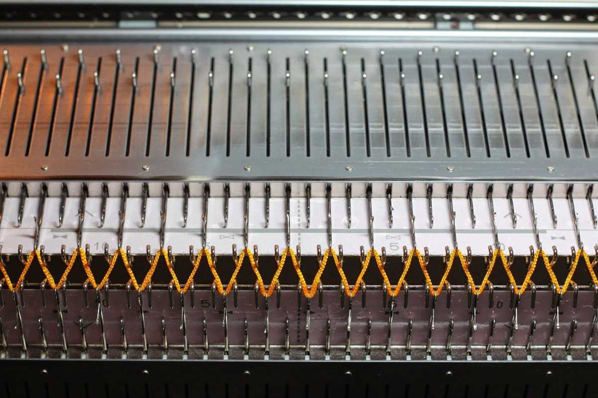 Knitting machine patterns brother