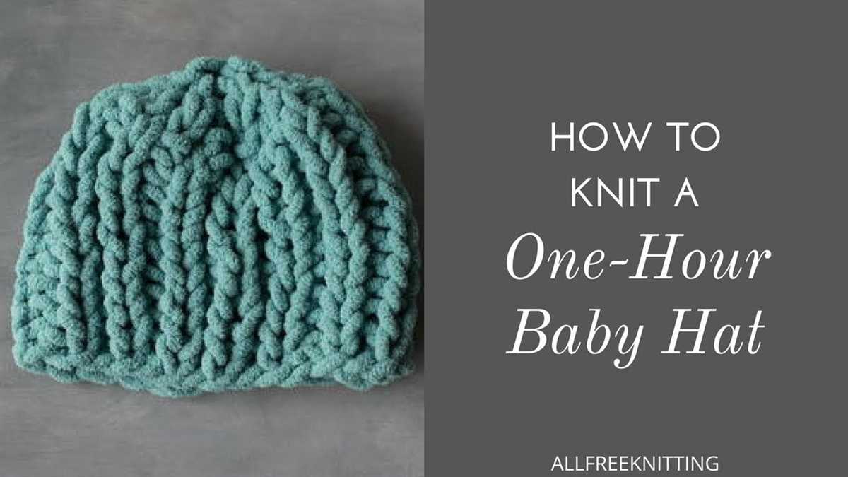 Super bulky yarn hat pattern knit